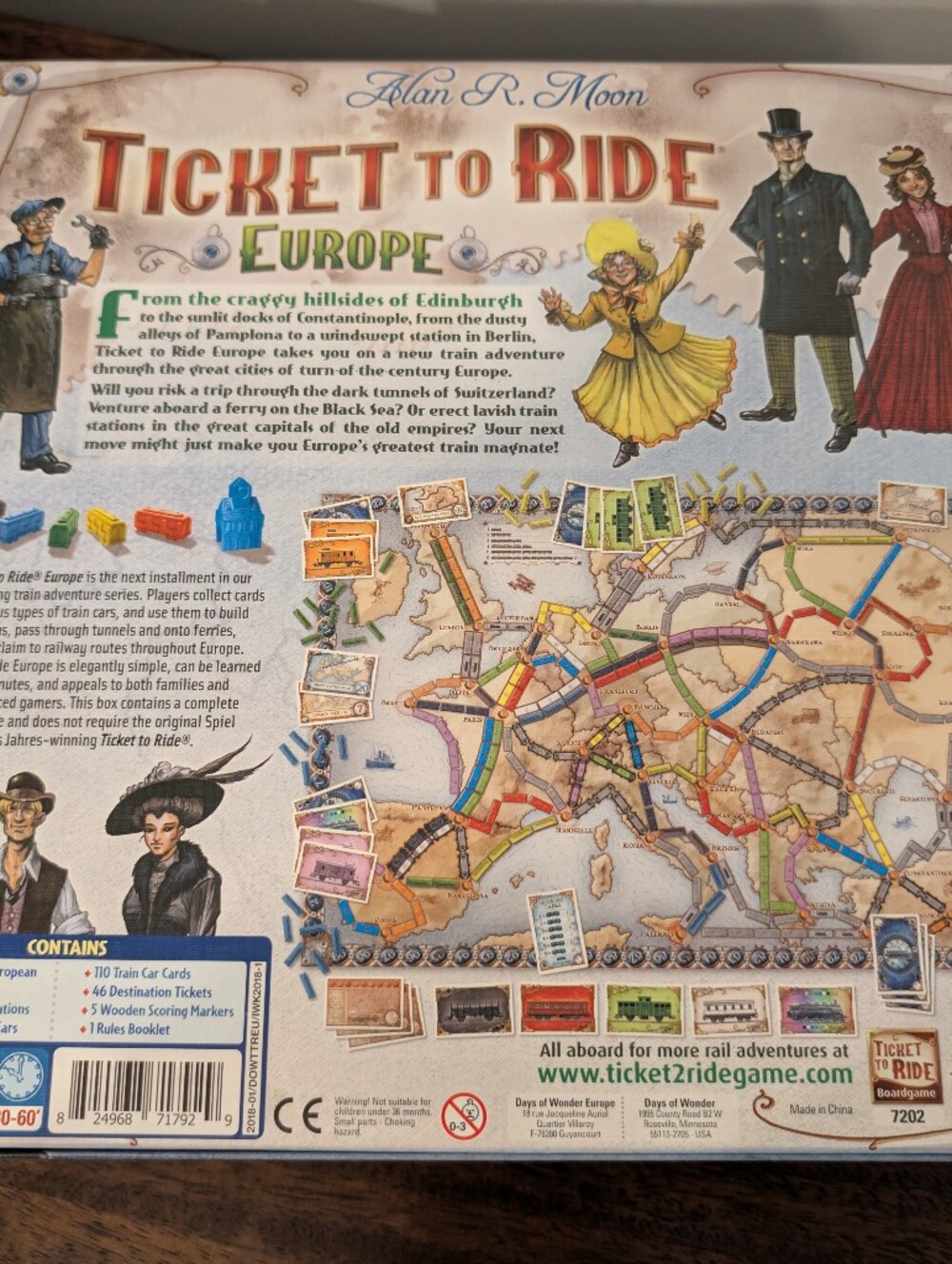 "Ticket To Ride" Board Game New Condition - Picture 8 of 8